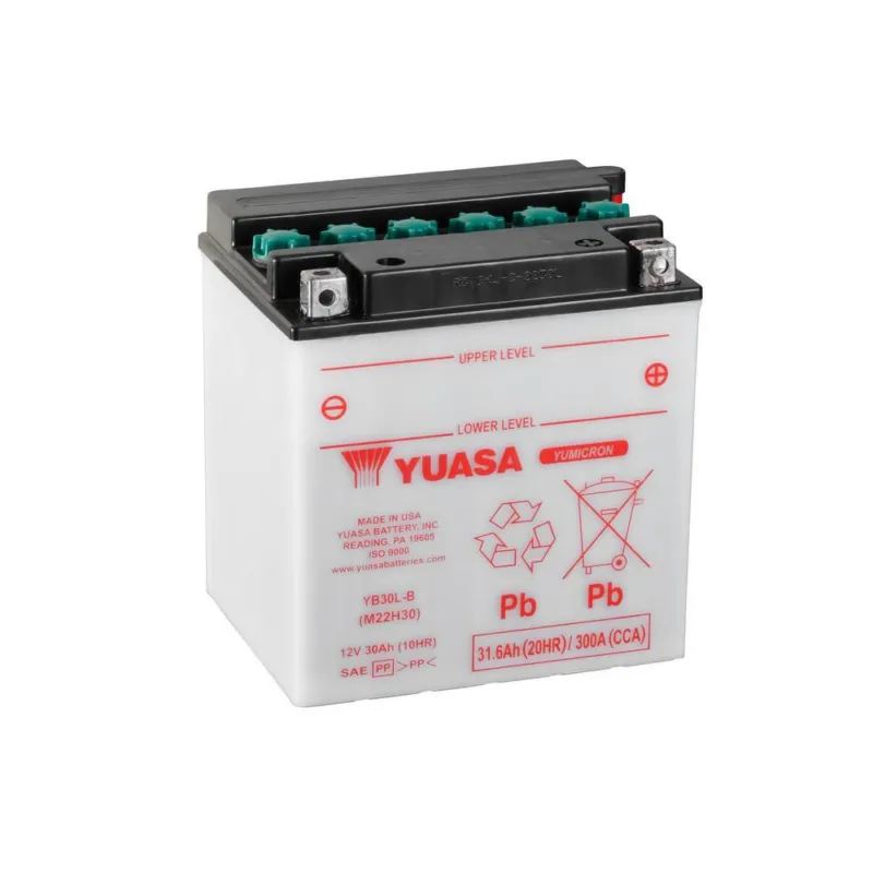 Finální Výprodej Yumicron akumulátor bez kyseliny YUASA YB30L-B