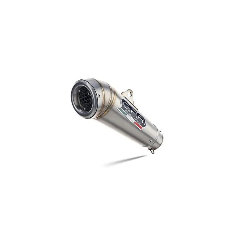 Tovární Cena Slip-on exhaust GPR POWERCONE EVO MV.12.PCEV Brushed Stainless steel including removable db killer and link pipe