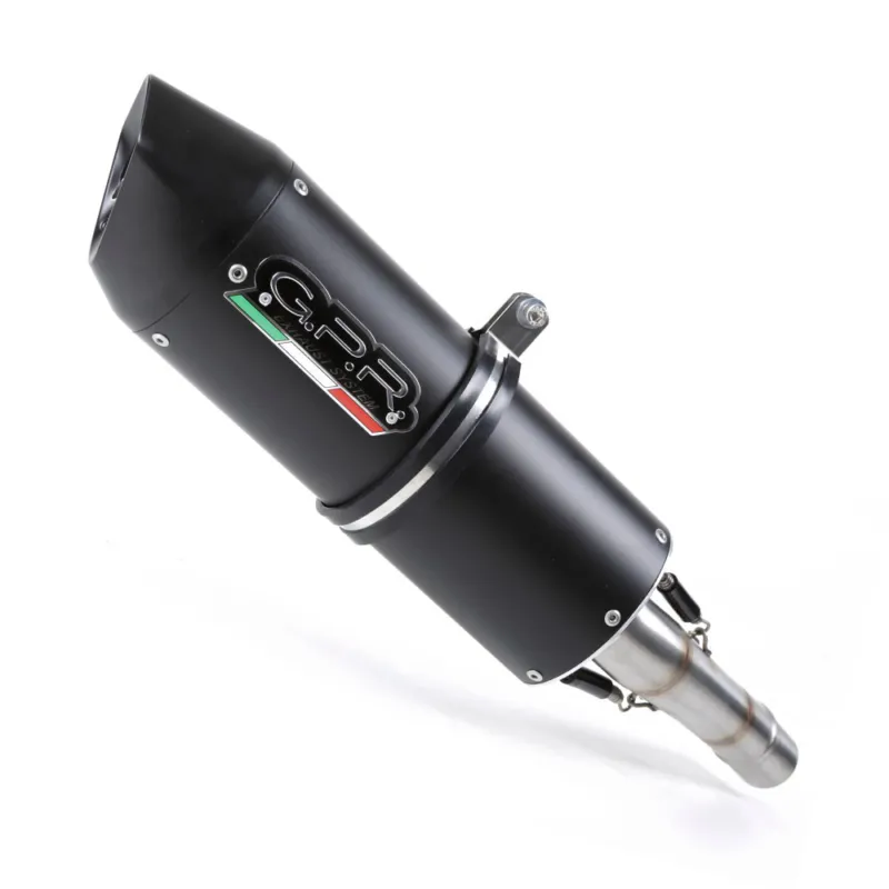 Slip-on exhaust GPR FURORE MV.12.FUNE Matte Black including removable db killer and link pipe Finální Výprodej