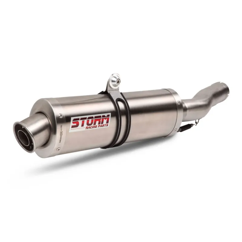 Bezpečná Platba 2 koncovky výfuku STORM OVAL A.004.LX1 Nerez