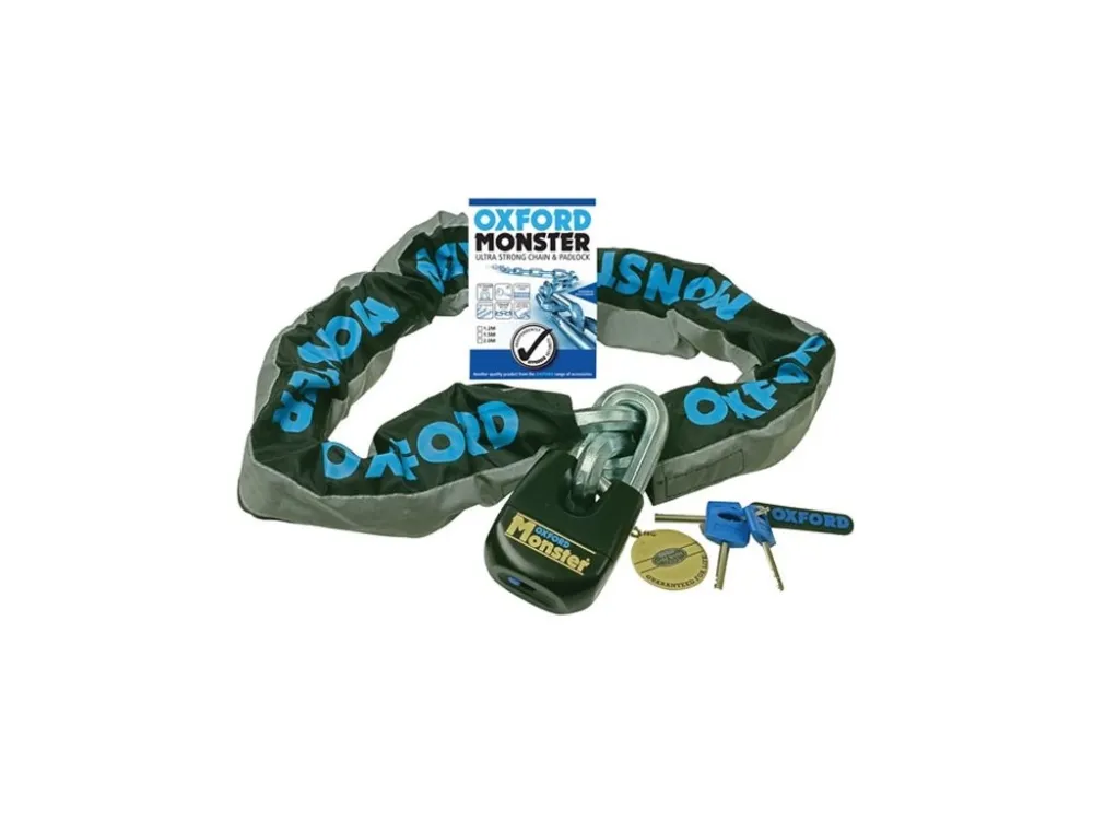 řetězový zámek OXFORD Monster, délka 1,2 m Kód M005-39 Speciální Cena